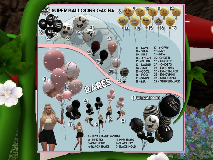 [Since1975] - SuperBalloons (StripedPink)