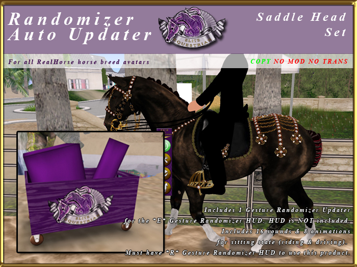 *E* Randomizer Uploader Pack [Boxed] Under Saddle Head Pack