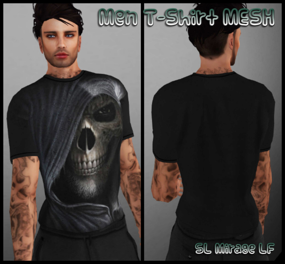 DARKNESS Men Mesh T-Shirt