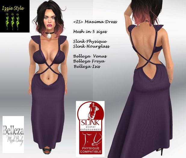 <IS> Maxima Dress Purple