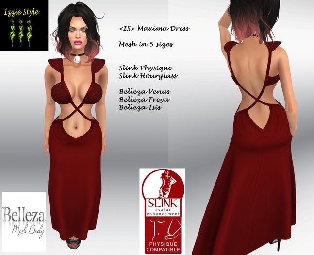 <IS> Maxima Dress Red