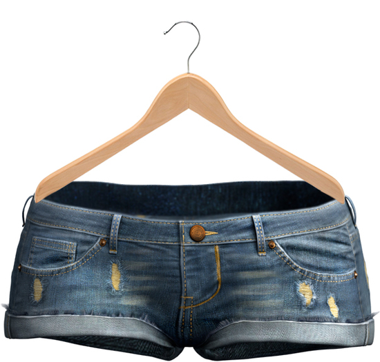Blueberry - Tazz Mesh Denim Shorts - Maitreya Lara, Belleza Freya Isis Venus, Slink Physique Hourglass - Cold Blue