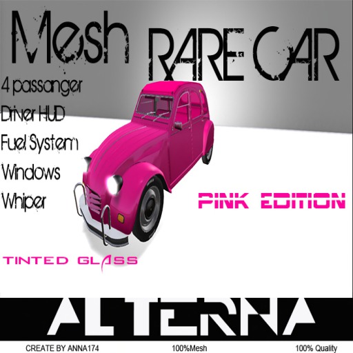 Rare Car Pink Edition