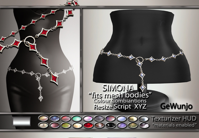 GeWunjo : SIMONA silver belt