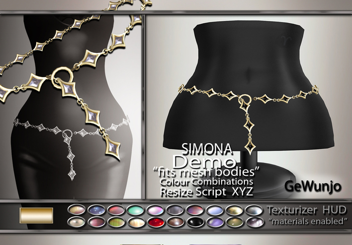 GeWunjo : SIMONA gold belt DEMO
