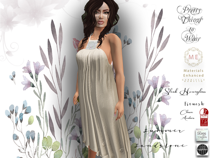 .::Pretty Things::. Summer Dress - Sandstone