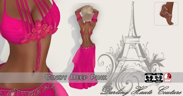 *DHC* Cindy Deep Pink Outfit