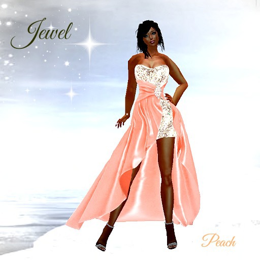 Jewel Dress-Peach