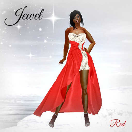 Jewel Dress-Red