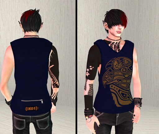 [iK01] Gold Eagle - Vest - MALE/TMP - (Click to unpack)