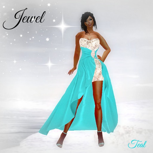 Jewel Dress-Teal