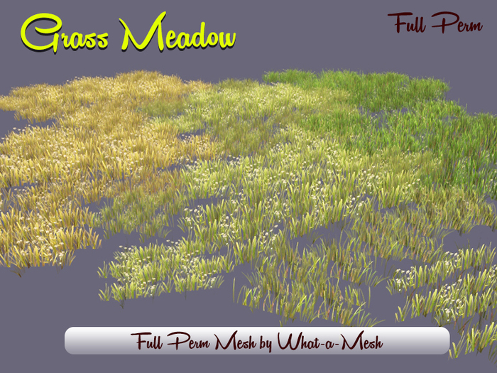 [WaM] Grass Meadow - Full Perm Mesh