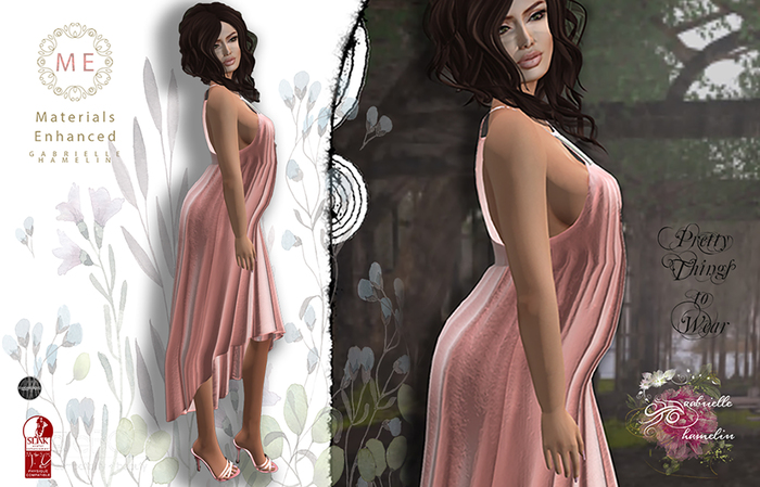 .::Pretty Things::. Summer Dress - Peach Flower Garland
