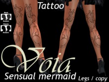 Voia Tattoo Sensual Mermaid