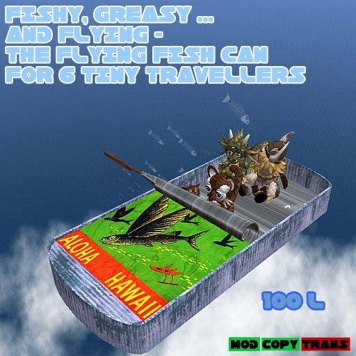 J7L designs box flying fish can - tiny aircraft by J7L designs