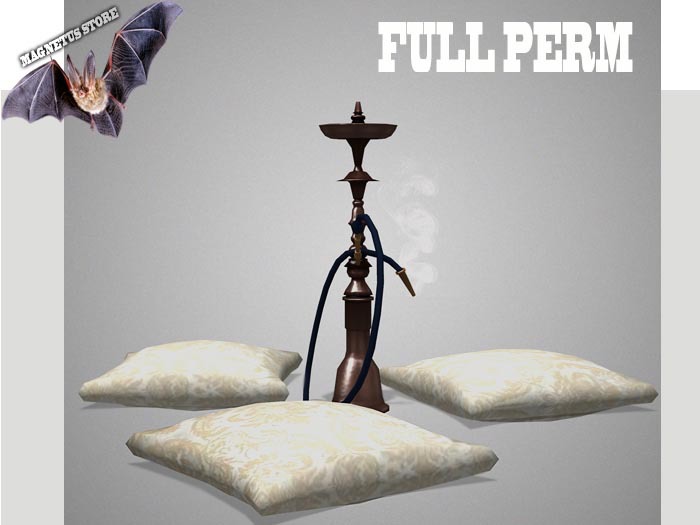 Hookah and Cushion