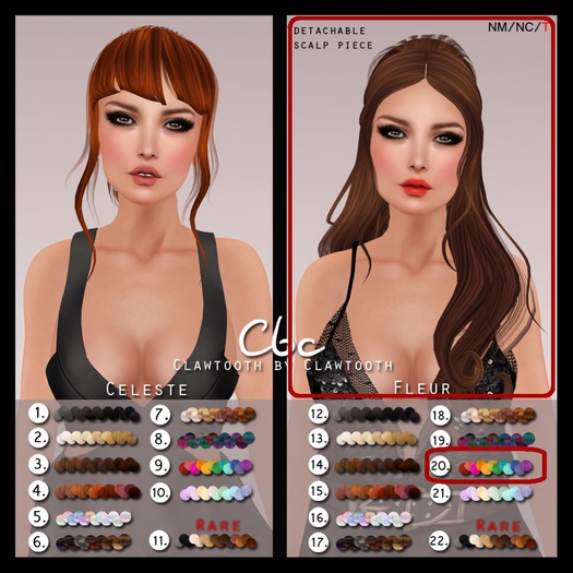 Clawtooth: Fleur (20: Rainbow Pack)
