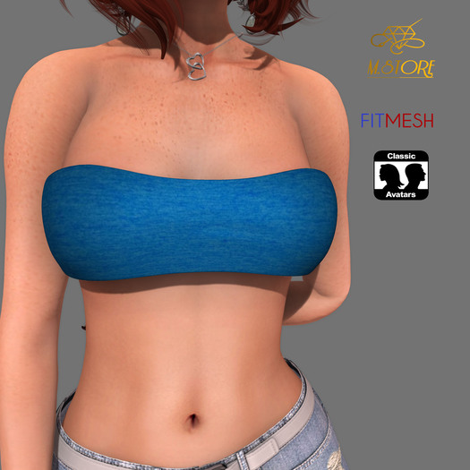 {M.STORE}Mini Top Naty Blue