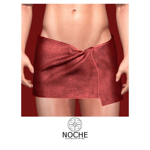 [NOCHE] Shower Towel Red 