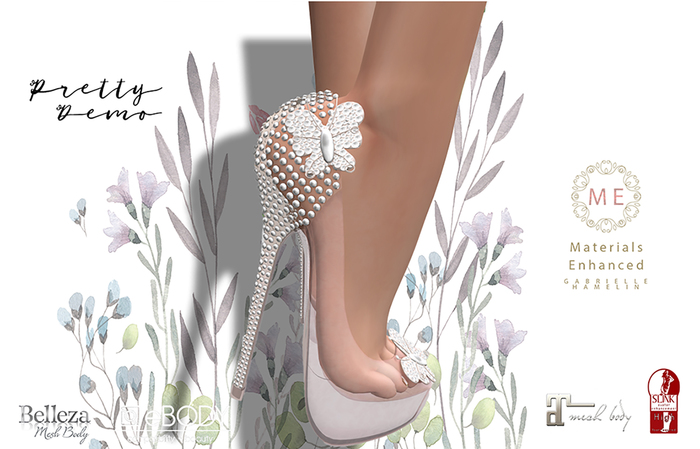 .::Pretty Demo::. Glass Butterfly Pumps