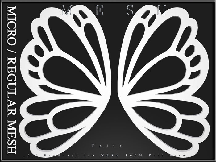[Feliz] Butterfly wings - MESH FULL PERM