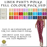 BM Linen Pants Polka Expansion