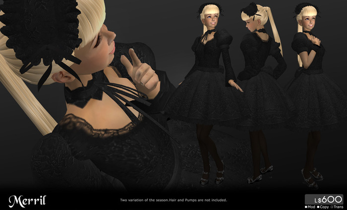 *Edelweiss* Merril - black