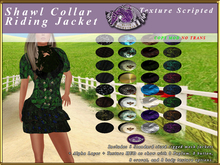 *E* Shawl Collar Riding Jacket [BOXED] Texture Scripted