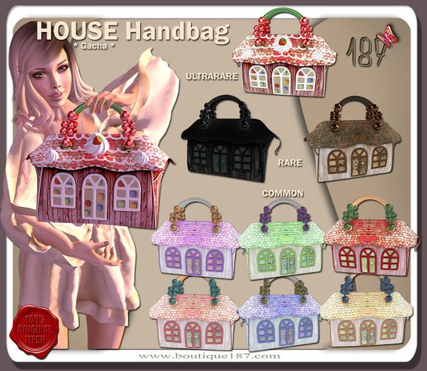 #187# House Bag Blue