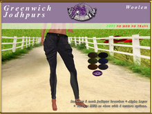 *E* Greenwich Jodhpurs [BOXED] Texture Scripted Woolen