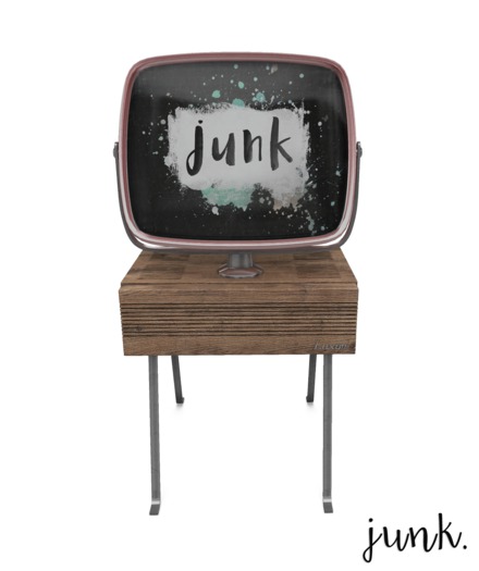 junk. retro tv picture viewer. pink.