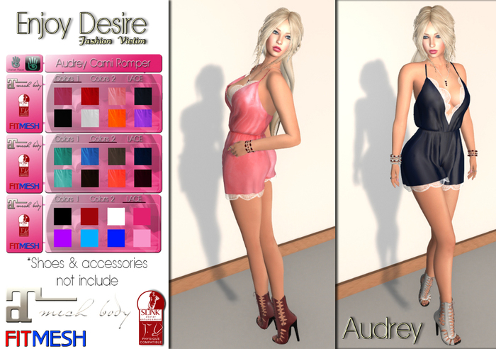 =ED= Audrey Cami Romper