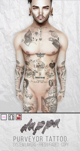 DAPPA - Purveyor Tattoo. [WEAR ME]