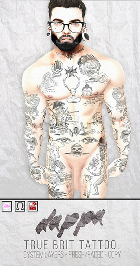 DAPPA - True Brit Tattoo.