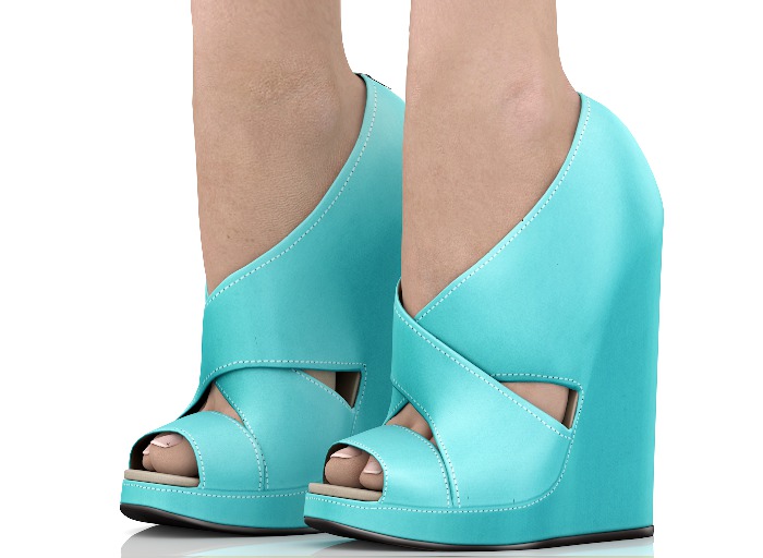 fame femme : Tifani spring Wedges - Limpet Shell