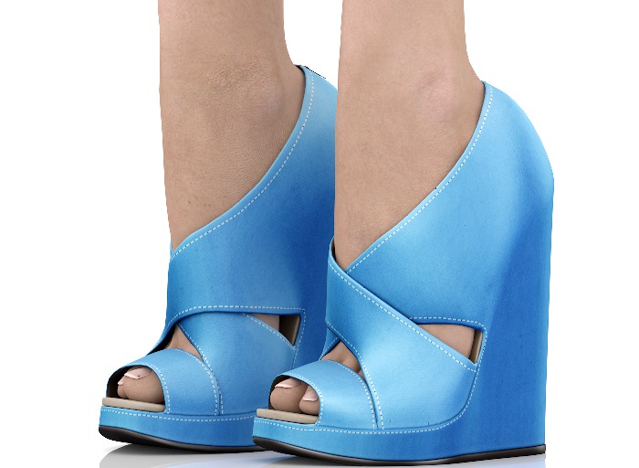 fame femme : Tifani spring Wedges - Serenity