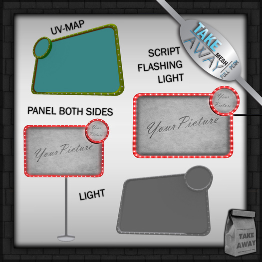 Panel Rectangle Light 01 - FULL PERM [TAKE-AWAY]
