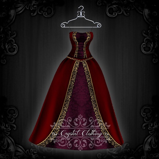 The Crystal Clothing Co. Madeline - Gown - Ruby Dawn