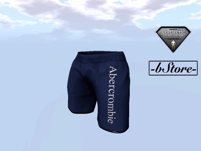 -bStore- Aesthetic AF Short Blue