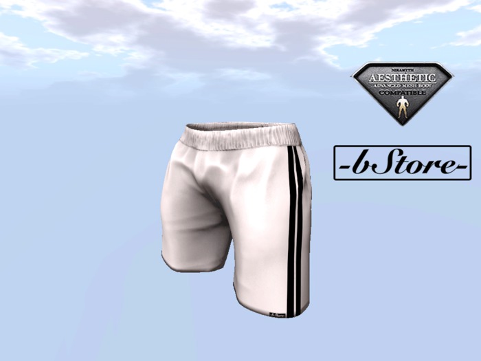 -bStore- Aesthetic Short White