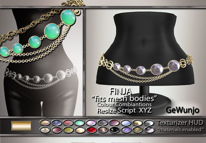 GeWunjo : FINJA gold belt