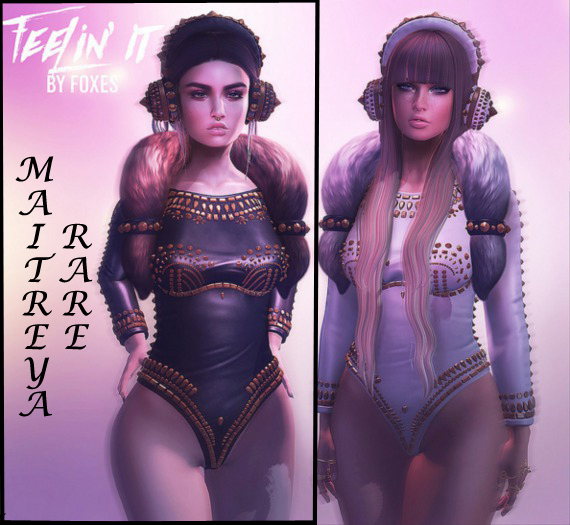 Foxes - Feeling Myself - Black/gold set - RARE - Maitreya