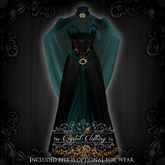 [CC Co.] Jael - Gown - Noir Evergreen