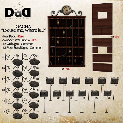 DaD DESIGN "02 RARE Set of 2 Wooden Panels"  m/t box