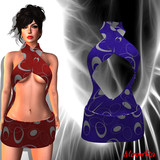 Moon® Modern Purple Mini Dress