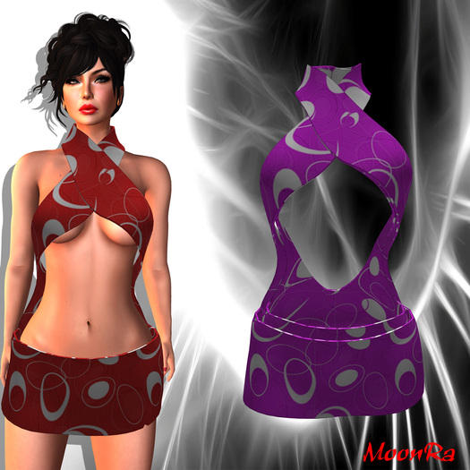 MoonRa Modern Pink Mini Dress