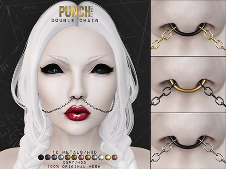 Second Life Marketplace Punch Double Chain 笙 Mesh