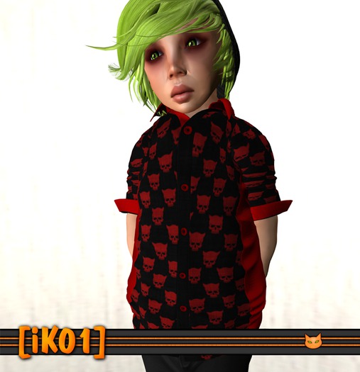 [iK01] Goth-A-Billy Shirt - RedDevil - TD - (Click to unpack)