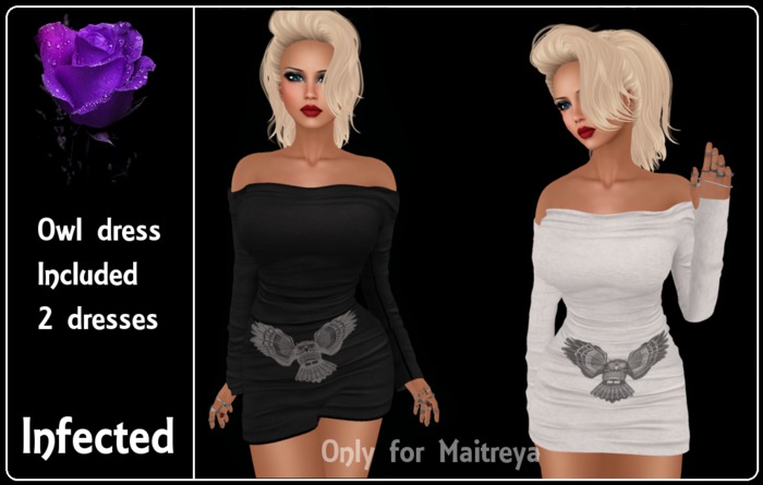 >>inFECTed<< - Owl Dress Maitreya