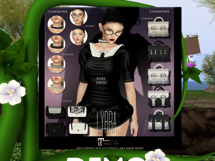 !:Lybra:! Introverted Choker W/B